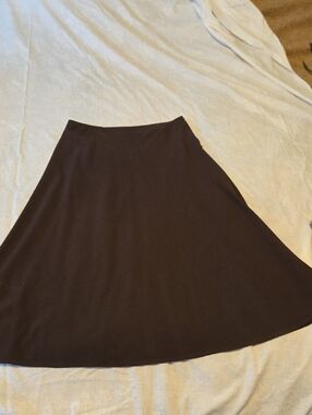 croft & barrow Black A-Line Skirt
